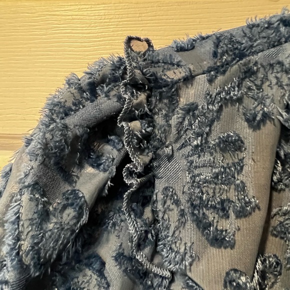 Textured blue button down - Picture 9 of 9